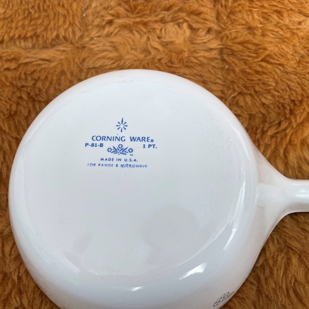 VTG Corningware Floral Bouquet 1pt Sauce Pan w/lid - Picture 5 of 8